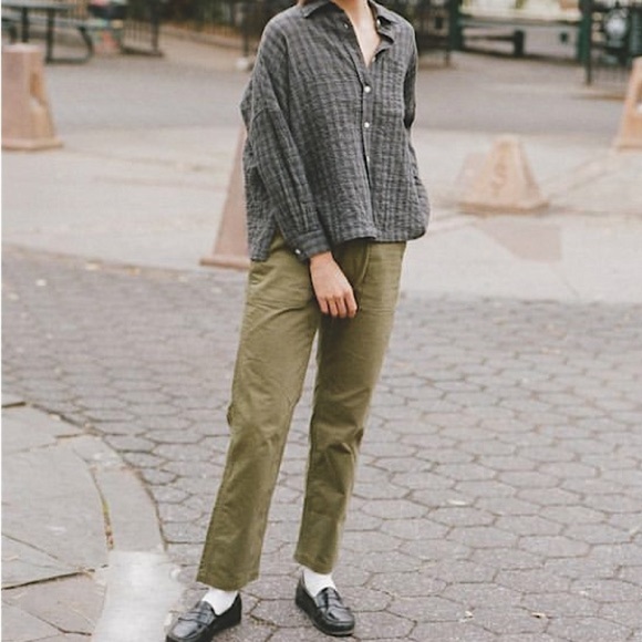 Steven Alan Monroe pants in Olive / army green Size 4 - Picture 1 of 6